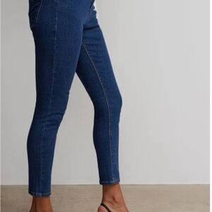 New York & Co Mid Rise Slim Ankle Stretch Jeans Dark Wash NWT!